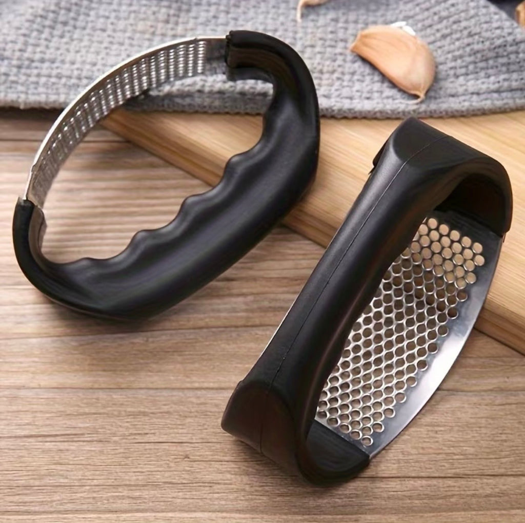 Heavy-Duty Stainless Steel Garlic Press