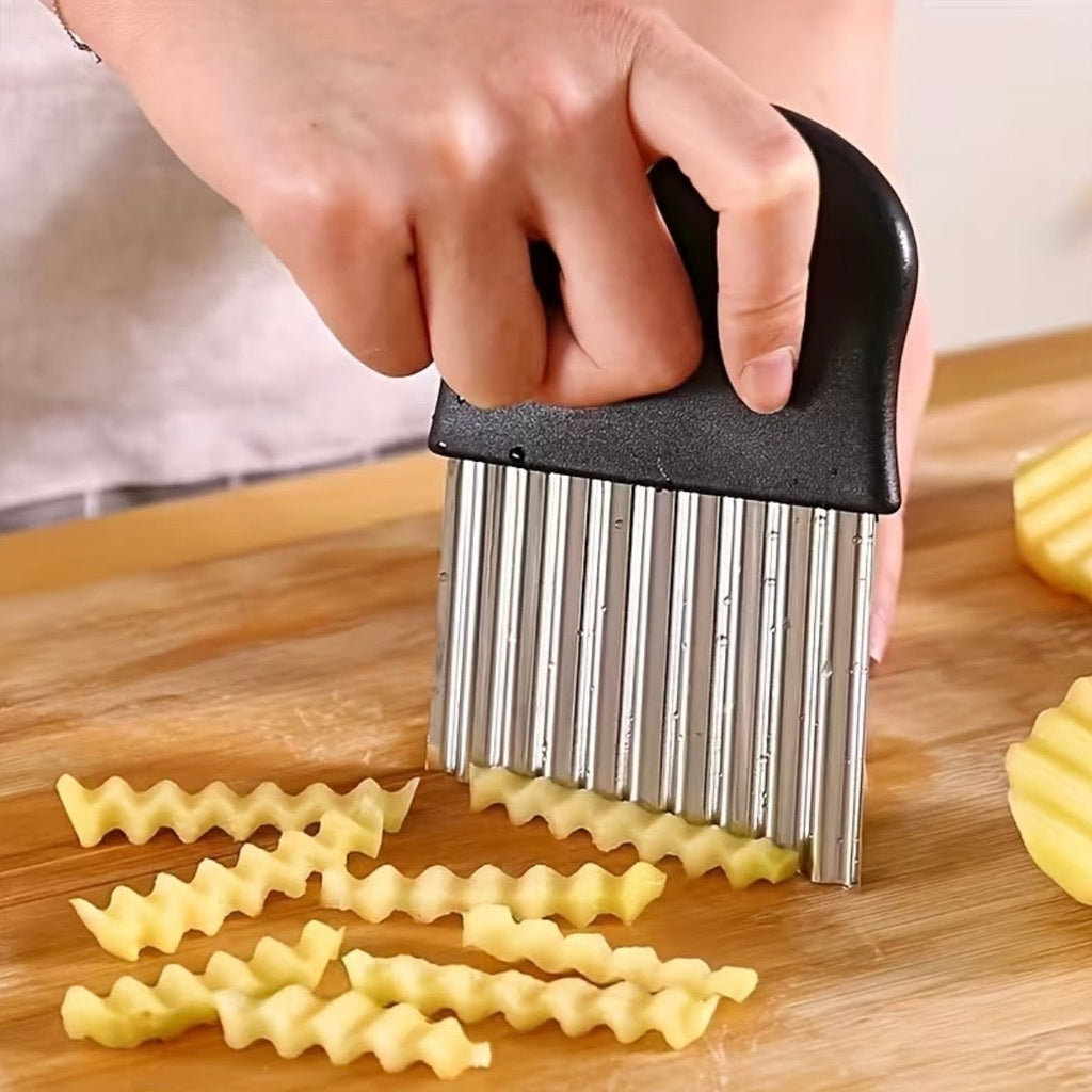 Stainless Steel Corrugated Potato Slicer