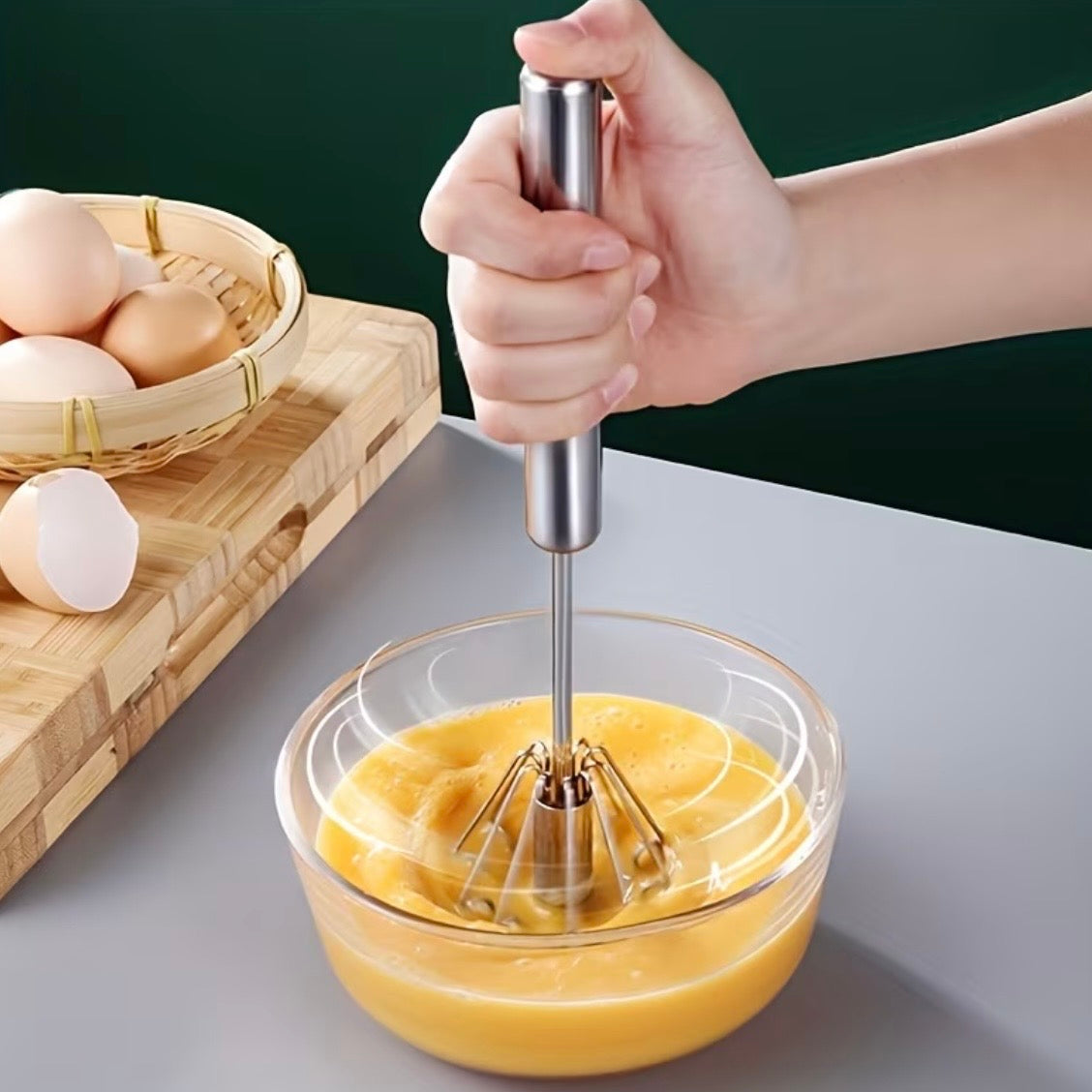 Multifunctional Stainless Steel Whisk & Milk Frother
