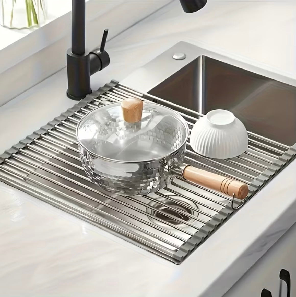 Premium Roll-Up Dish Drying Rack