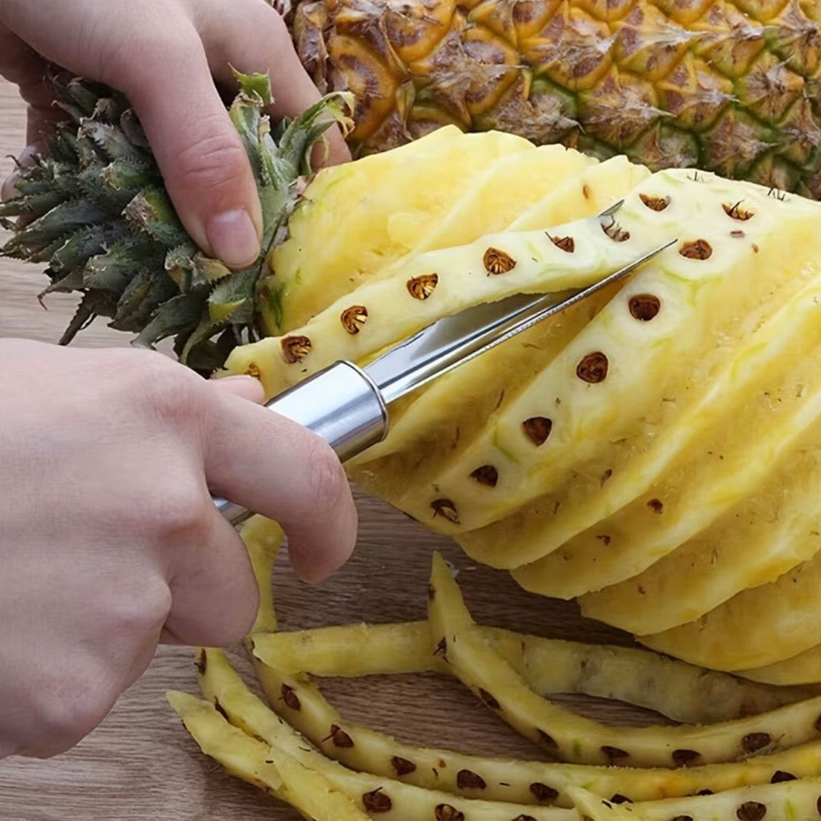 Stainless Steel Pineapple Knife Set
