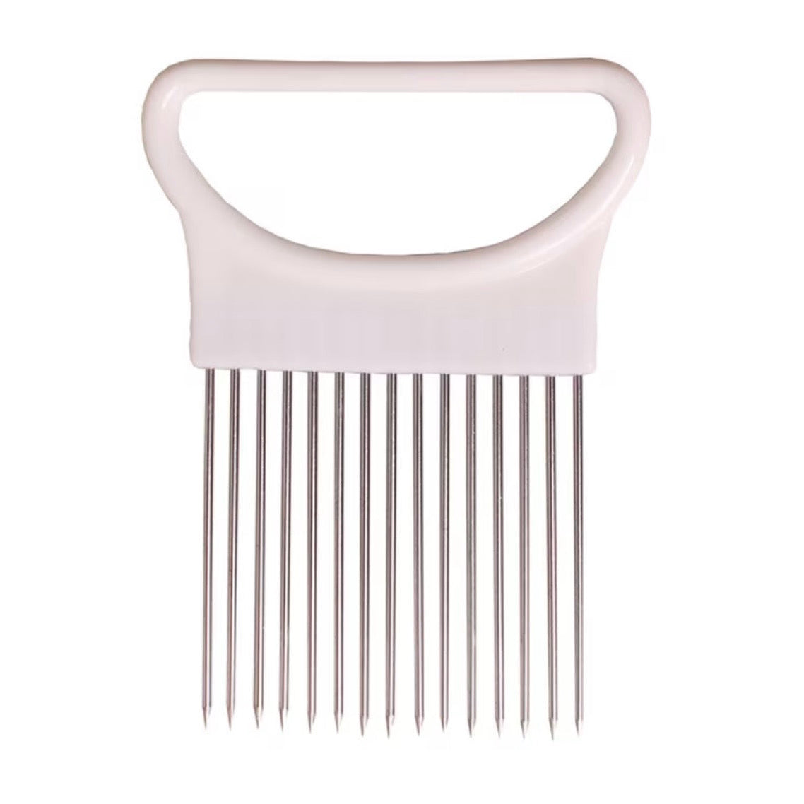 Stainless Steel Onion Needle Fork & Vegetable Slicer