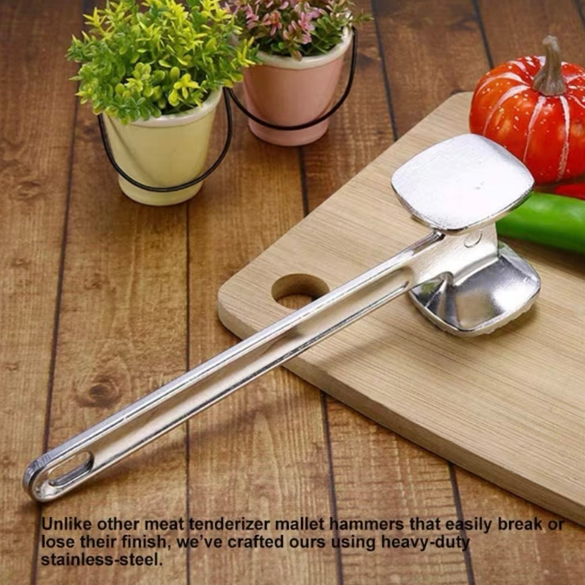 Stainless Steel Meat Tenderizer Hammer