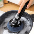 Soap-Dispensing Pot Brush